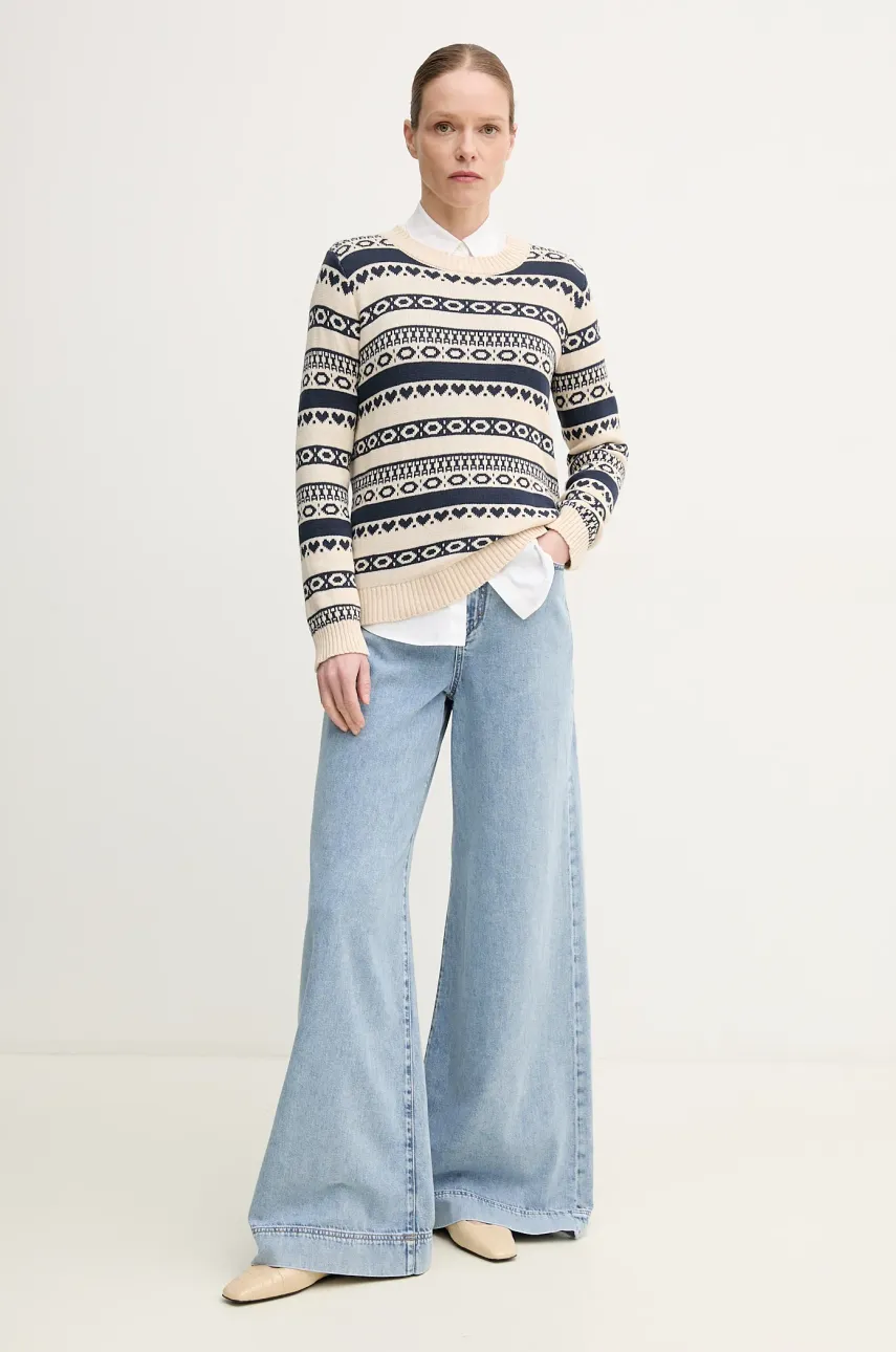 Хлопковый свитер Weekend Max Mara женский цвет синий 2515361251600 Хлопковый свитер Weekend Max Mara женский цвет синий 2515361251600