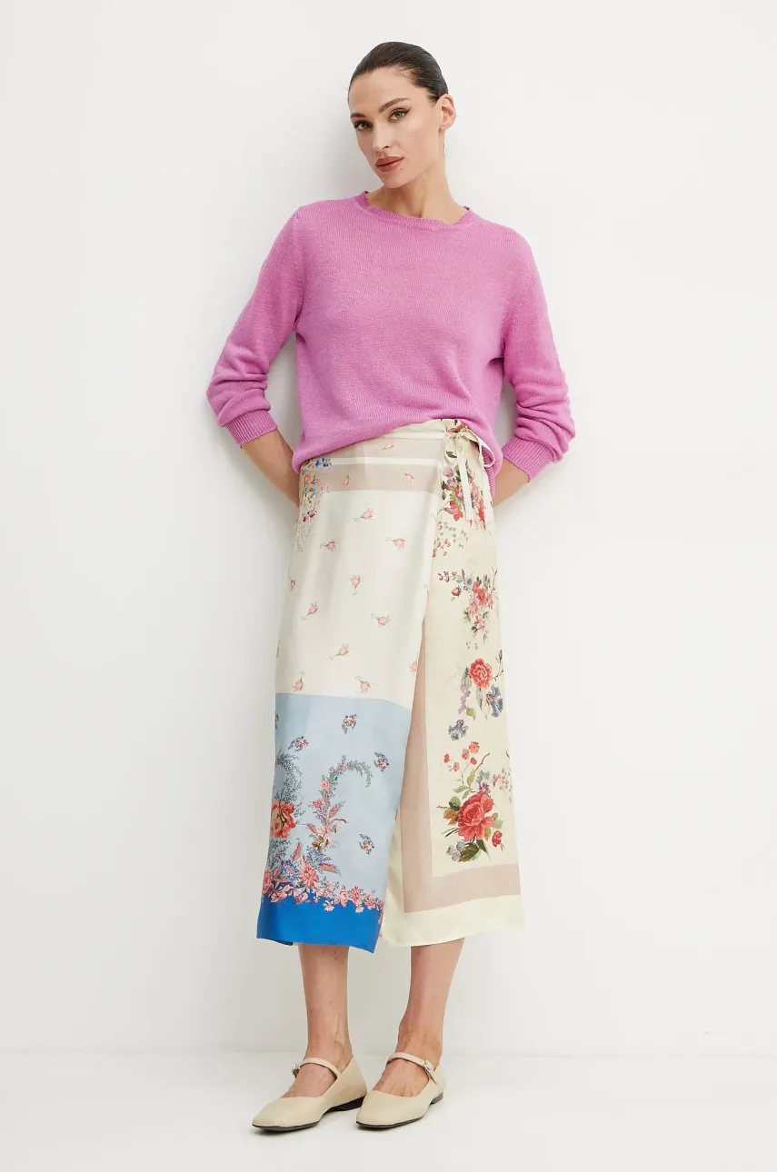 Свитер из льна Weekend Max Mara женский цвет розовый лёгкий 2515361052600 Свитер из льна Weekend Max Mara женский цвет розовый лёгкий 2515361052600