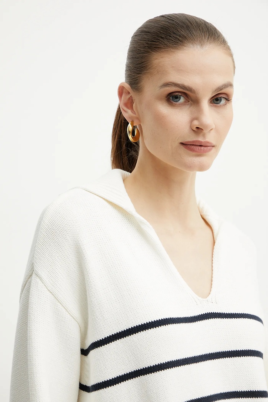 Πουλόβερ MM χρώμα: άσπρο, 2516361087600 φωτογραφία