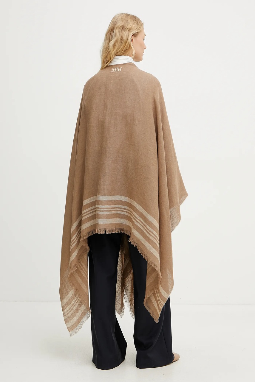 Πόντσο MM χρώμα: καφέ, 2516731018600 φωτογραφία
