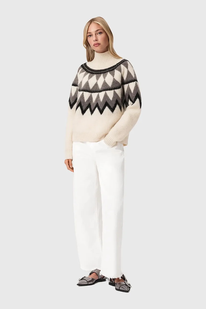 Svetr s příměsí vlny AllSaints TARA (obrázek 3)