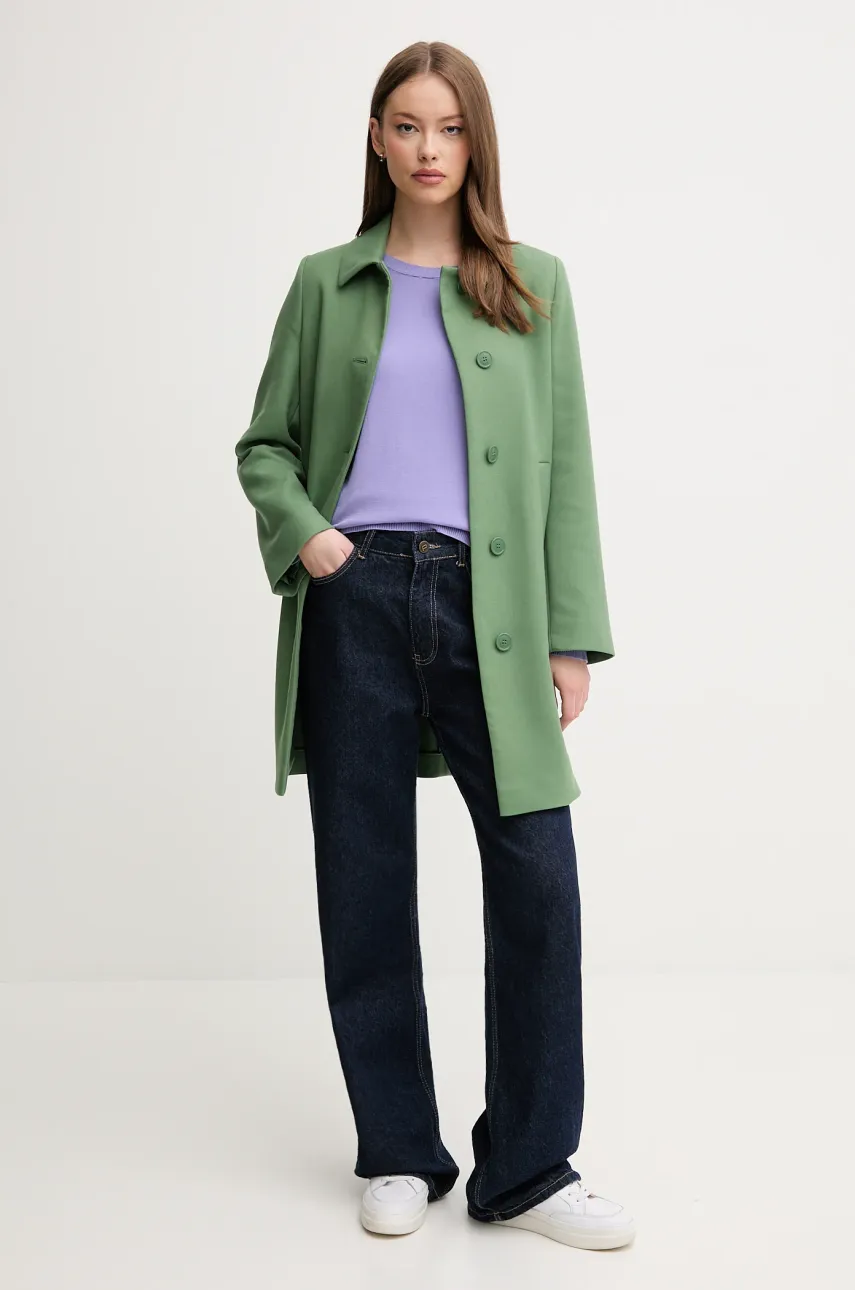 Хлопковый свитер United Colors of Benetton женская цвет фиолетовый лёгкое 1091D10D7 Хлопковый свитер United Colors of Benetton женская цвет фиолетовый лёгкое 1091D10D7