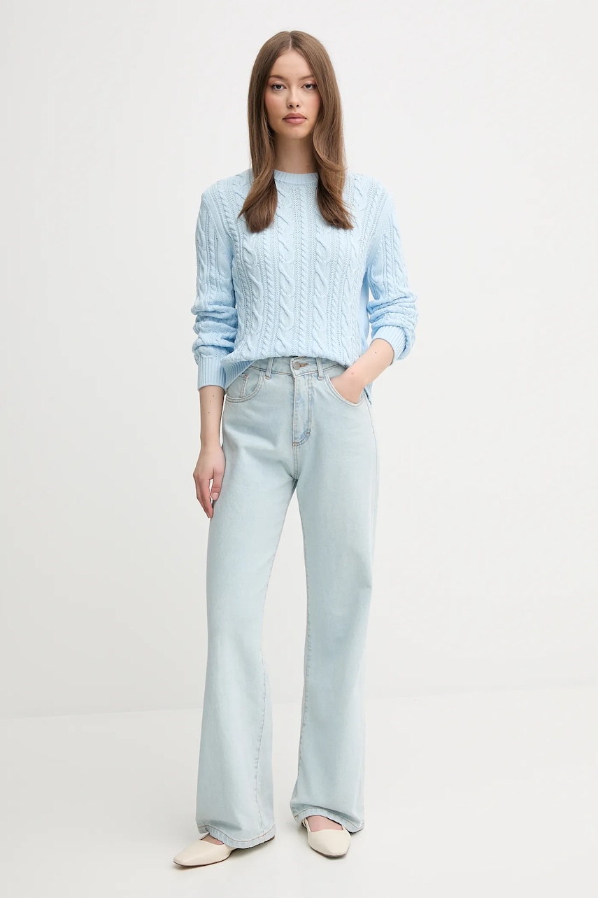 Хлопковый свитер United Colors of Benetton 1594D10D4 Хлопковый свитер United Colors of Benetton 1594D10D4