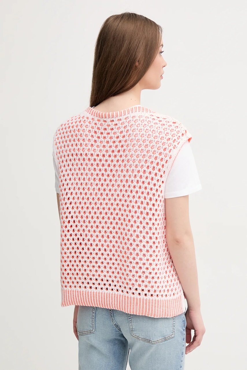 Γιλέκο United Colors of Benetton χρώμα: άσπρο, 1194E10DE φωτογραφία