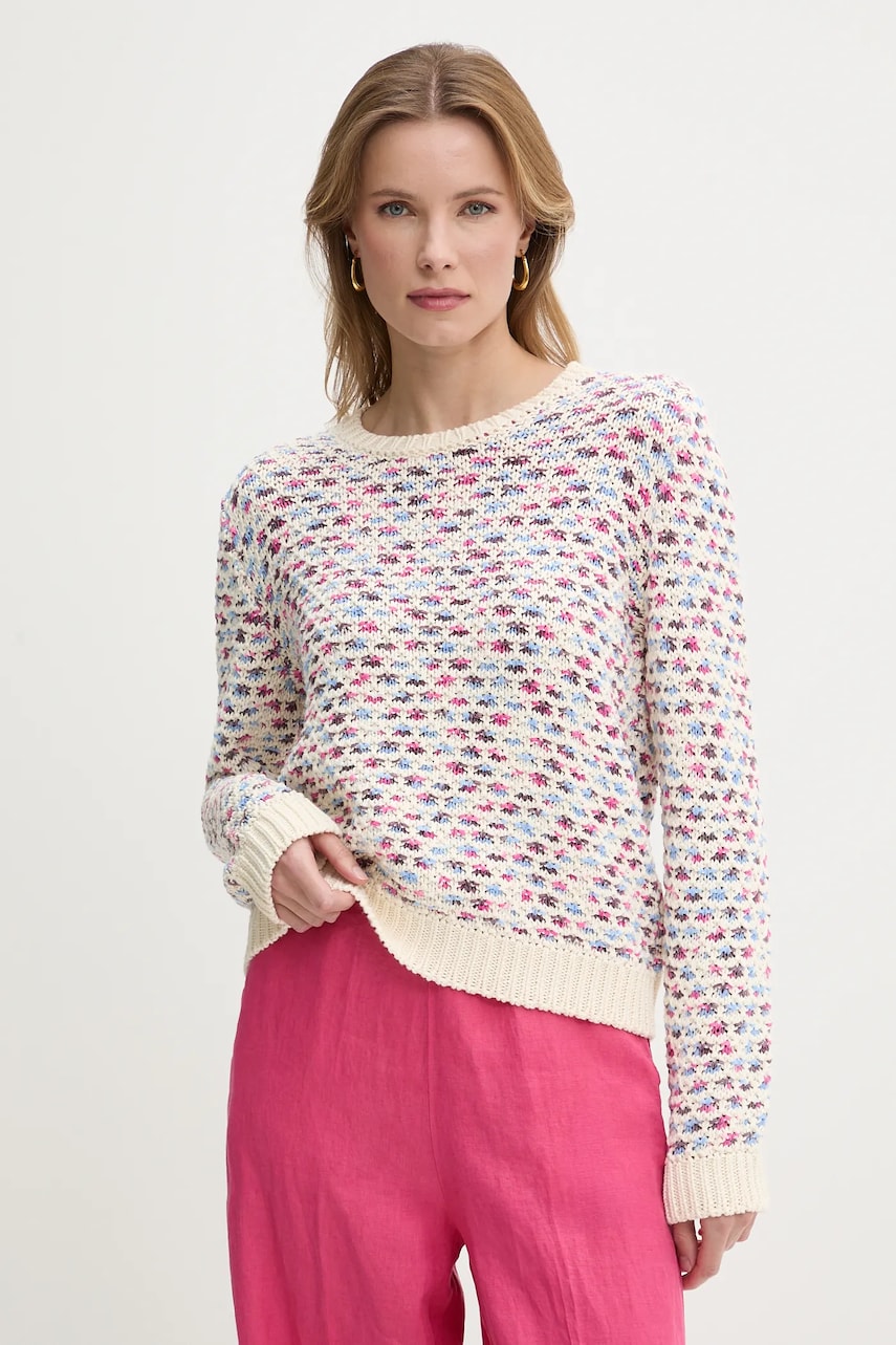 United Colors of Benetton pulover culoarea bej, călduros, 1198E10D8