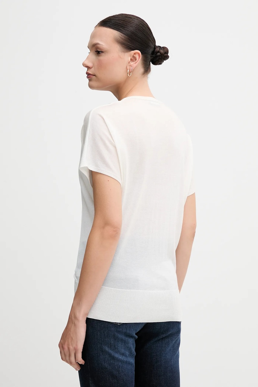 Μπλουζάκι United Colors of Benetton χρώμα: άσπρο, 103VD402U φωτογραφία