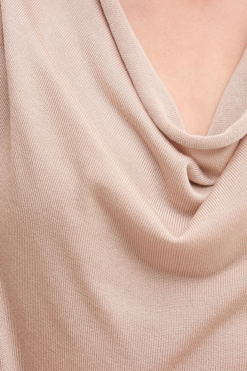 Top United Colors of Benetton χρώμα: μπεζ, 123VD10DD φωτογραφία