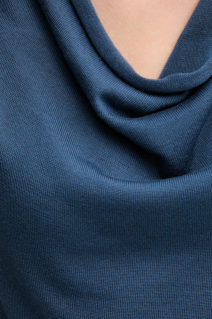 Top United Colors of Benetton χρώμα: μπλε, 123VD10DD φωτογραφία