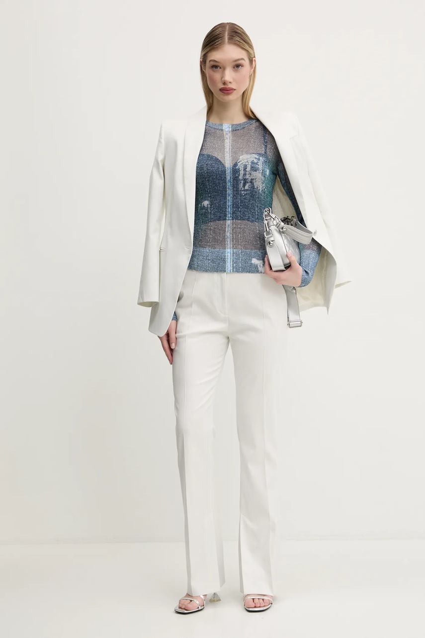 Лонгслив Desigual DEMS женские цвет синий 25SWJF07 Лонгслив Desigual DEMS женские цвет синий 25SWJF07