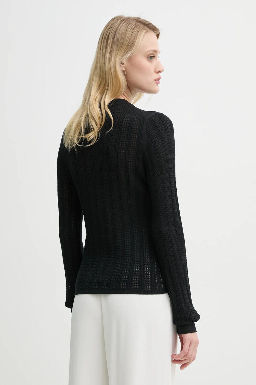Βαμβακερό πουλόβερ Filippa K γυναικείο, χρώμα: μαύρο, 31316 φωτογραφία