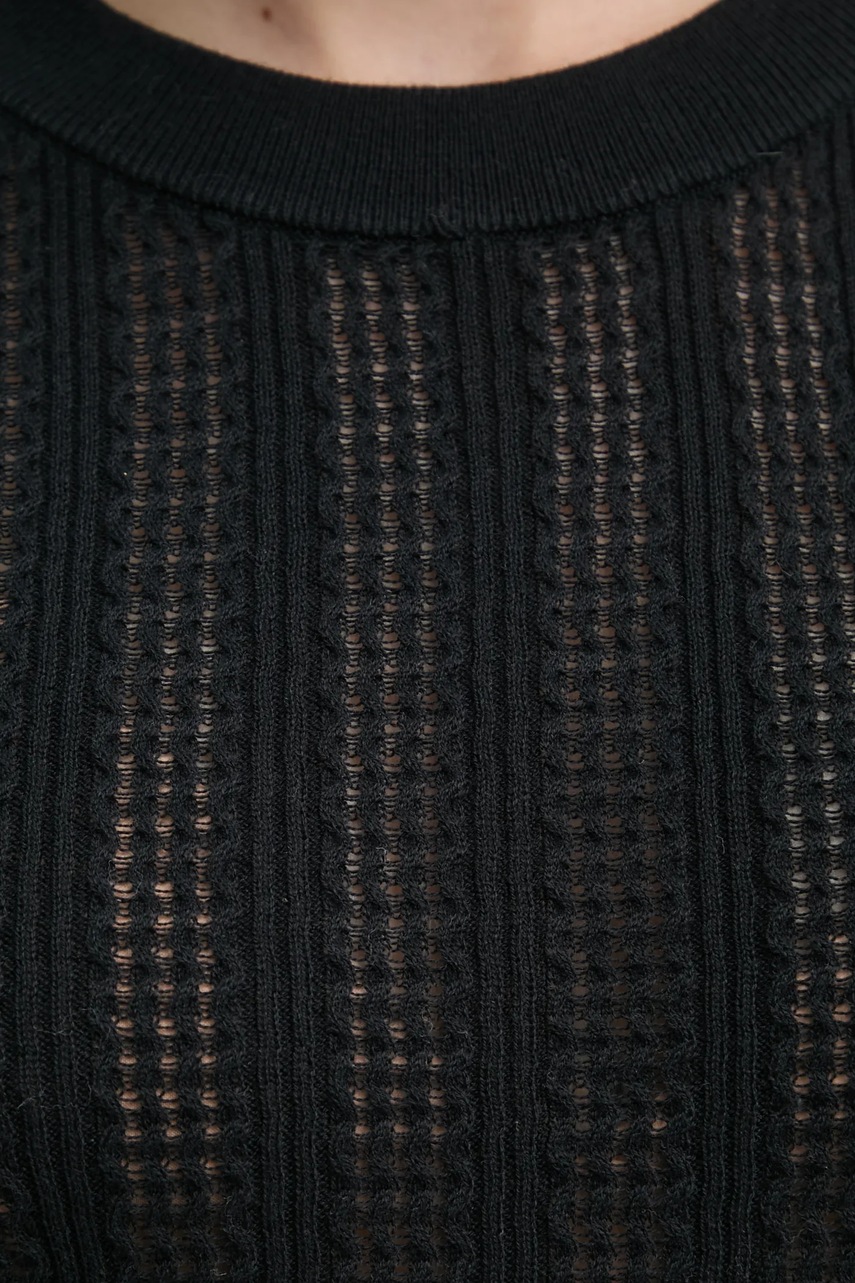 Βαμβακερό πουλόβερ Filippa K γυναικείο, χρώμα: μαύρο, 31316 φωτογραφία