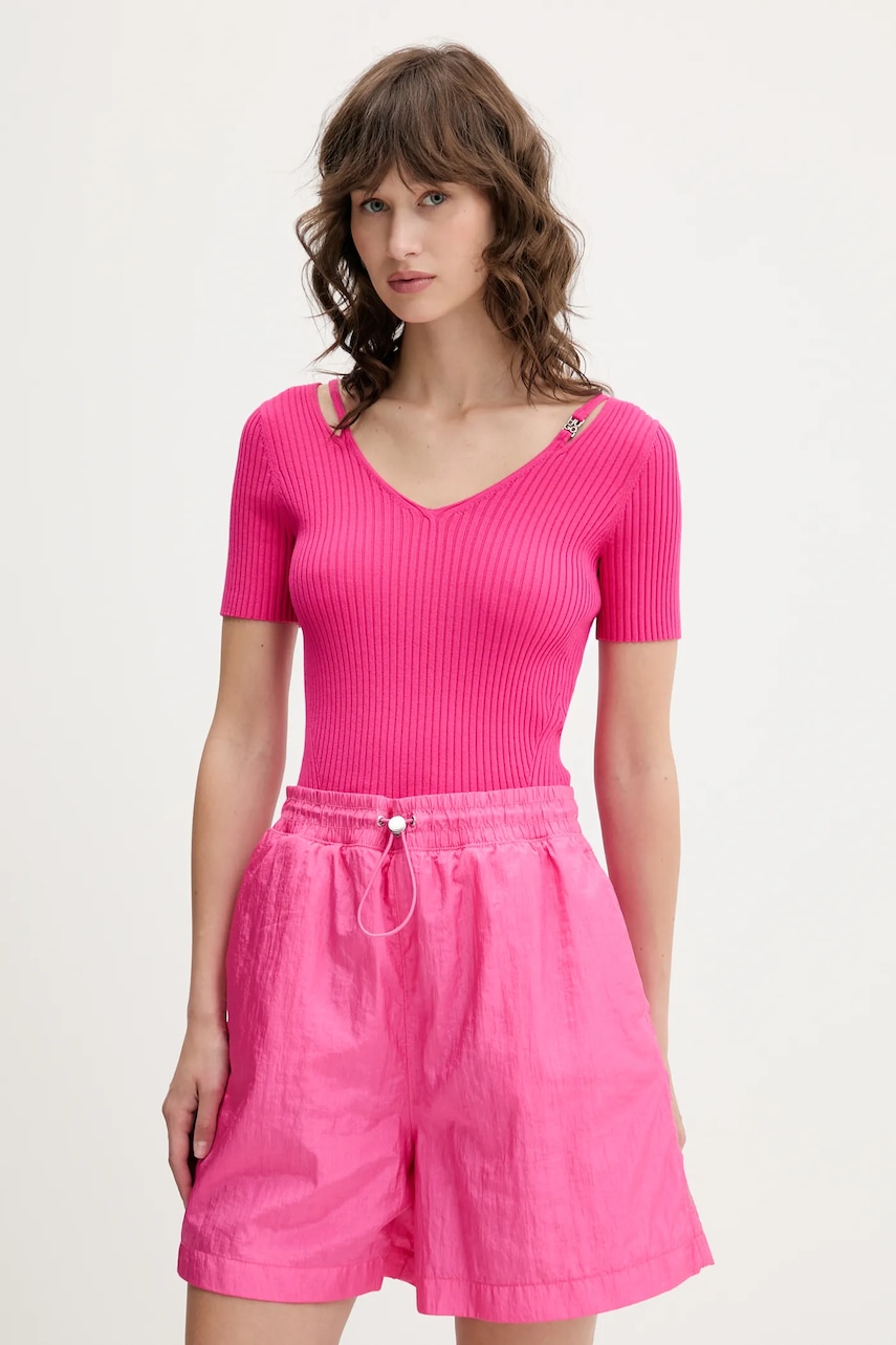 HUGO pulover culoarea roz, light, 50538223