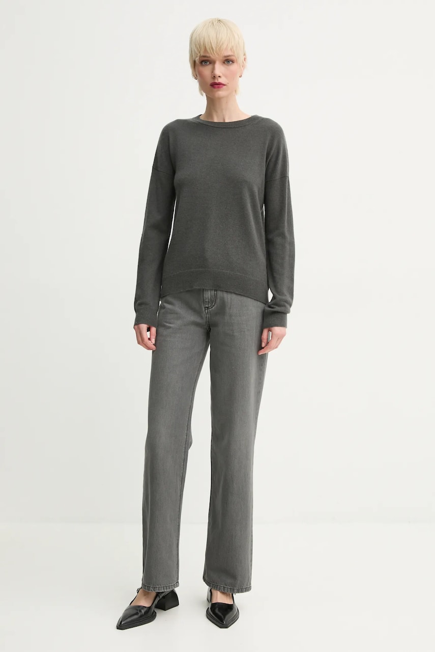 Кашемировый свитер ZADIG&VOLTAIRE женский цвет серый лёгкий KWSW00064 Кашемировый свитер ZADIG&VOLTAIRE женский цвет серый лёгкий KWSW00064