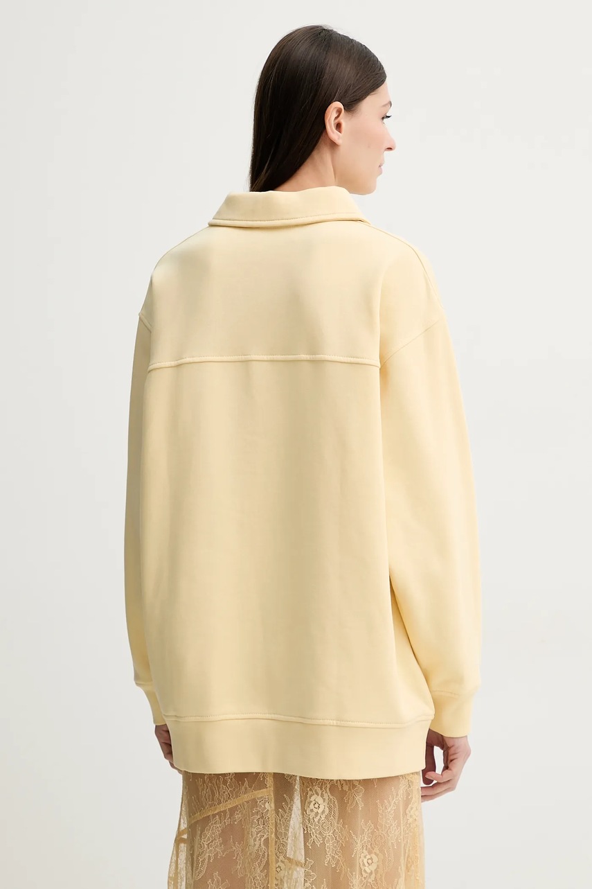 Βαμβακερή μπλούζα Stand Studio Emberynn γυναικεία, χρώμα: κίτρινο, 66456-8505 φωτογραφία