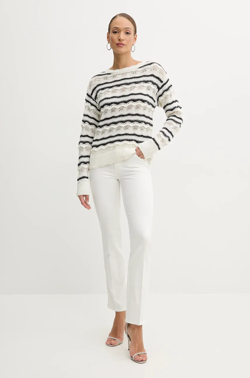 Свитер с примесью льна Guess VALERIE женский цвет бежевый лёгкий W5GR35 Z3NJ0 Свитер с примесью льна Guess VALERIE женский цвет бежевый лёгкий W5GR35 Z3NJ0