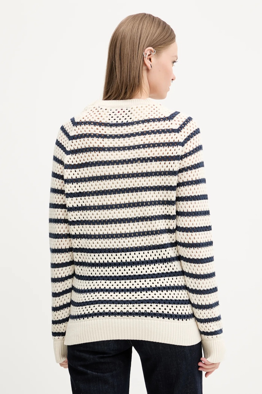 Superdry pamut pulóver meleg, női, bézs, W6110620A-E1P termék 2. képe