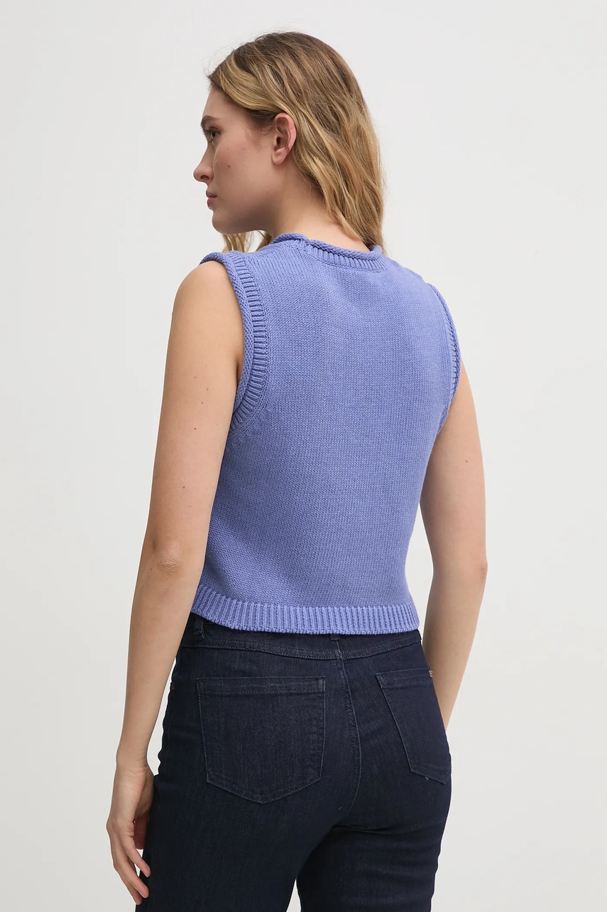 Γιλέκο Calvin Klein Jeans χρώμα: μοβ, J20J225226 φωτογραφία