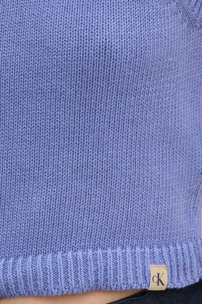 Γιλέκο Calvin Klein Jeans χρώμα: μοβ, J20J225226 φωτογραφία