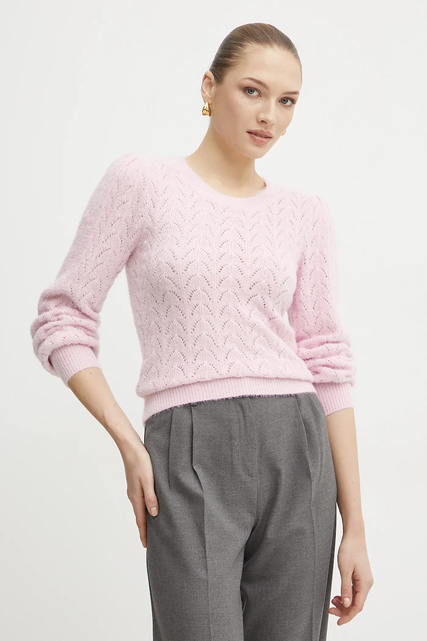 Morgan pulover MLILA femei, culoarea roz, light, MLILA