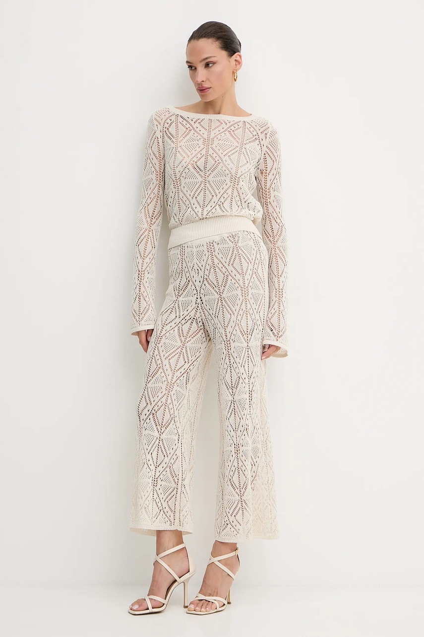 Свитер и топ Liu Jo цвет бежевый лёгкое WA5518.MS007