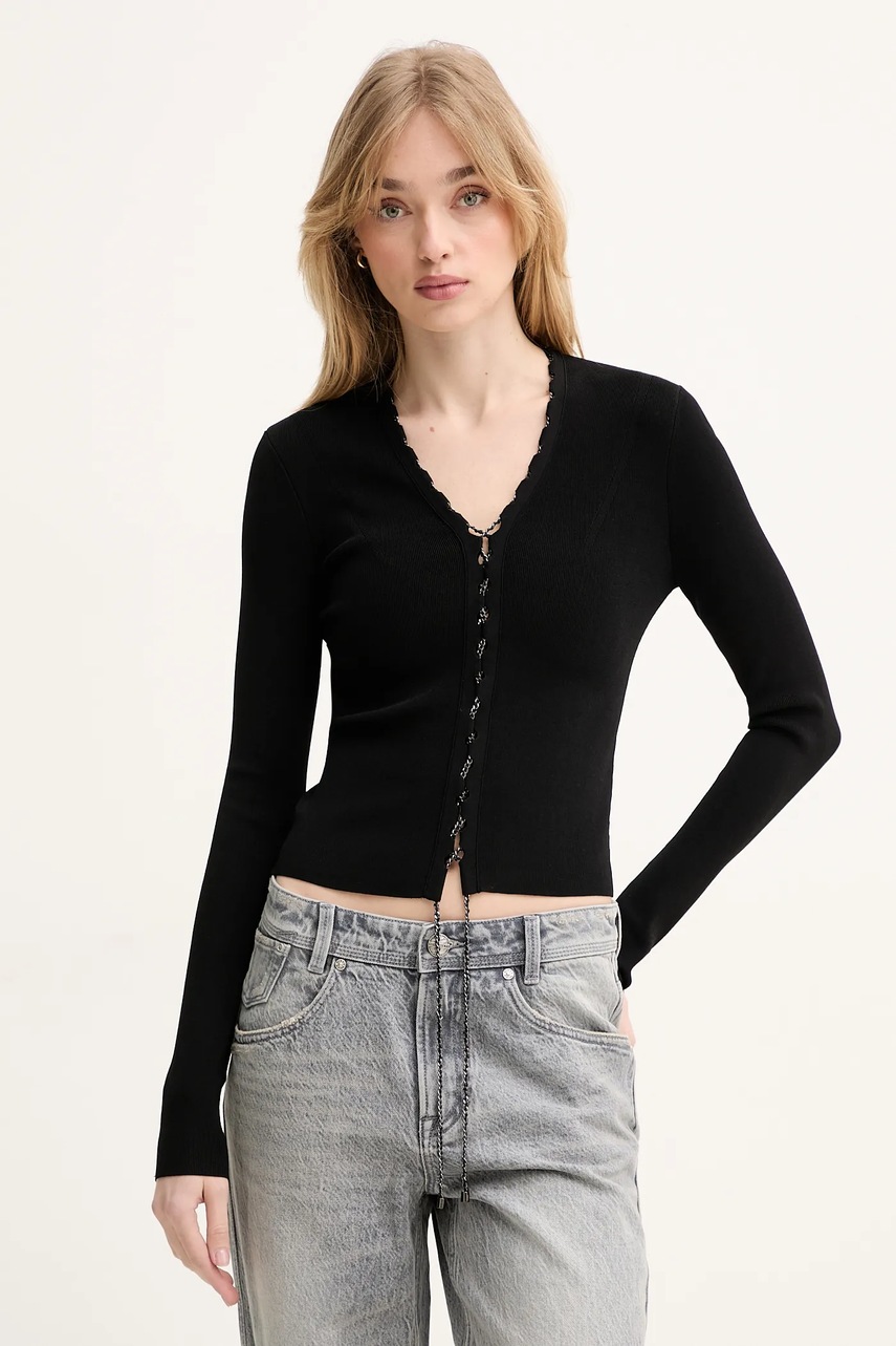 Miss Sixty pulover femei, culoarea negru, light, 6S1RJ23500