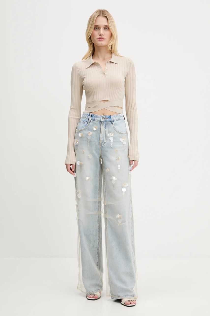 Свитер Miss Sixty цвет бежевый лёгкое 6S2RJ03800