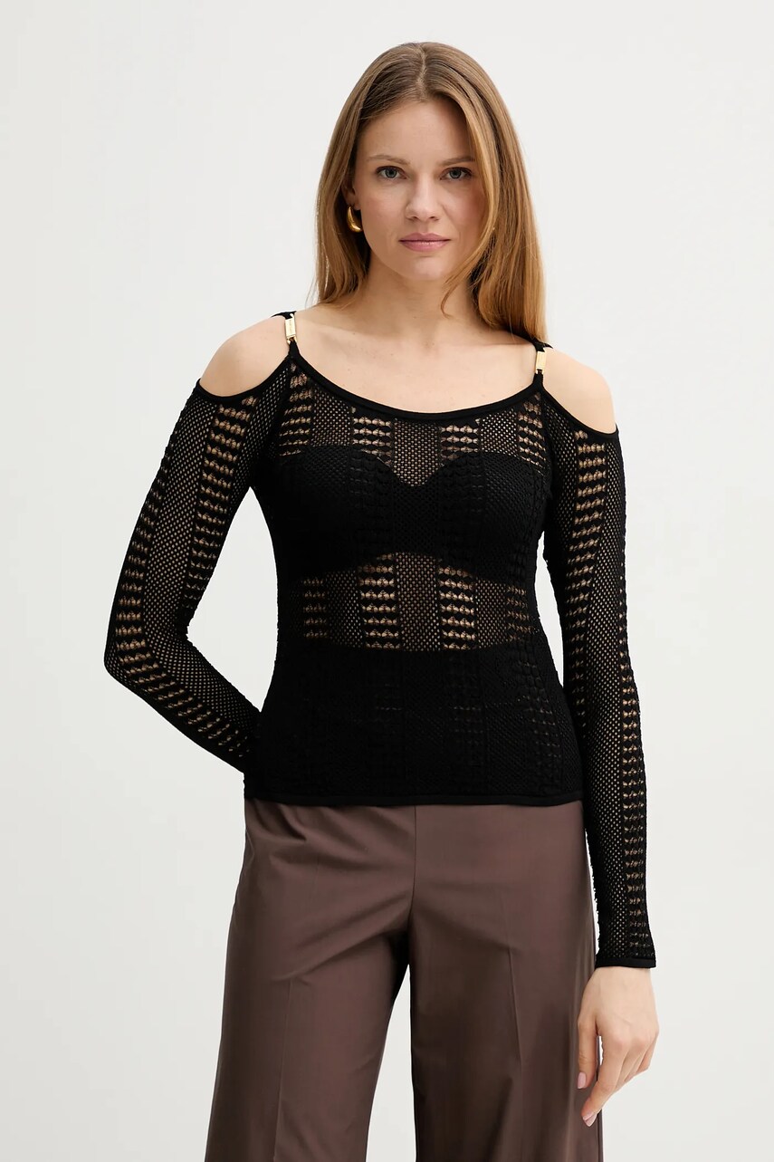 Levně Svetr Marciano Guess EMMA dámský, černá barva, 5GGR10 5869Z