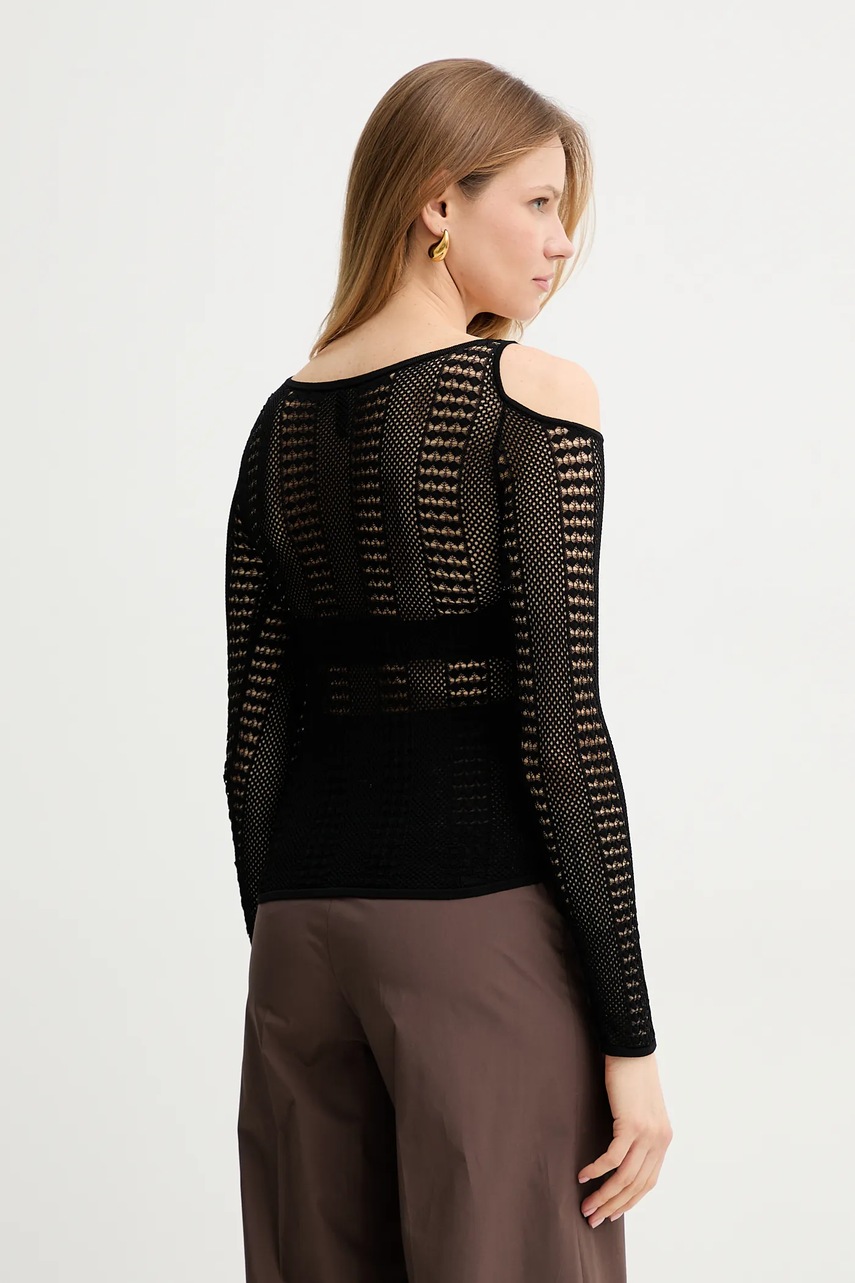 Marciano Guess pulóver EMMA könnyű, fekete, 5GGR10 5869Z termék 2. képe