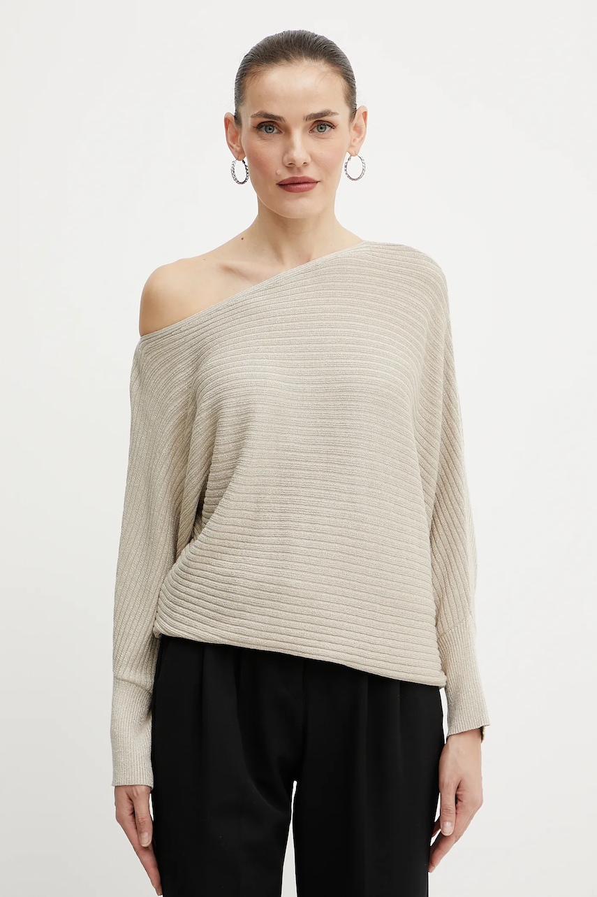 Morgan pulover MREC culoarea bej, light, MREC