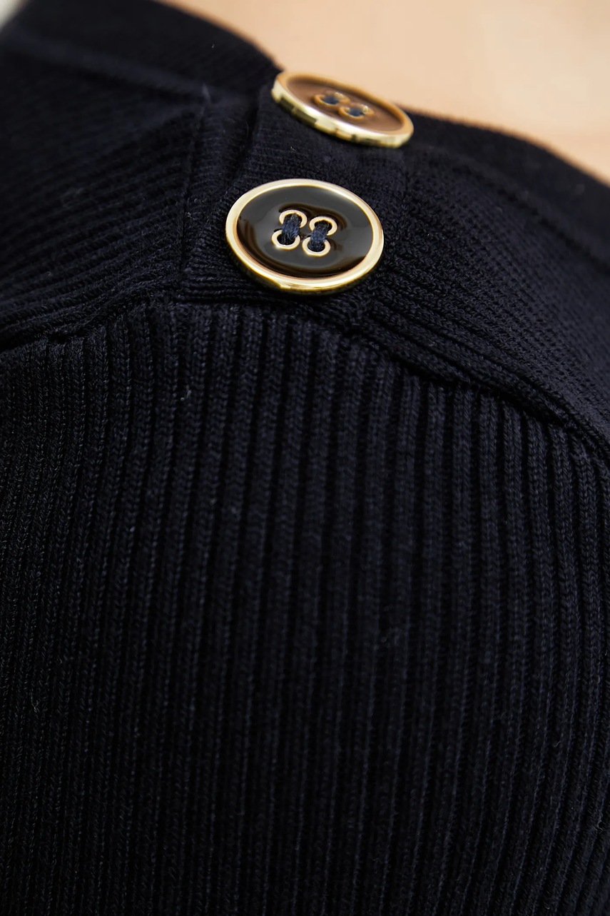 Morgan Πουλόβερ με κοντό μανίκι γυναικείο με βισκόζη MPIO φωτογραφία