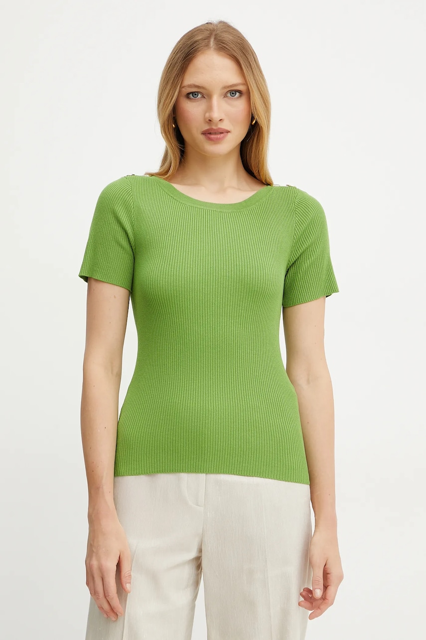 Morgan pulover MPIO femei, culoarea verde, light, MPIO Morgan pulover MPIO femei, culoarea verde, light, MPIO