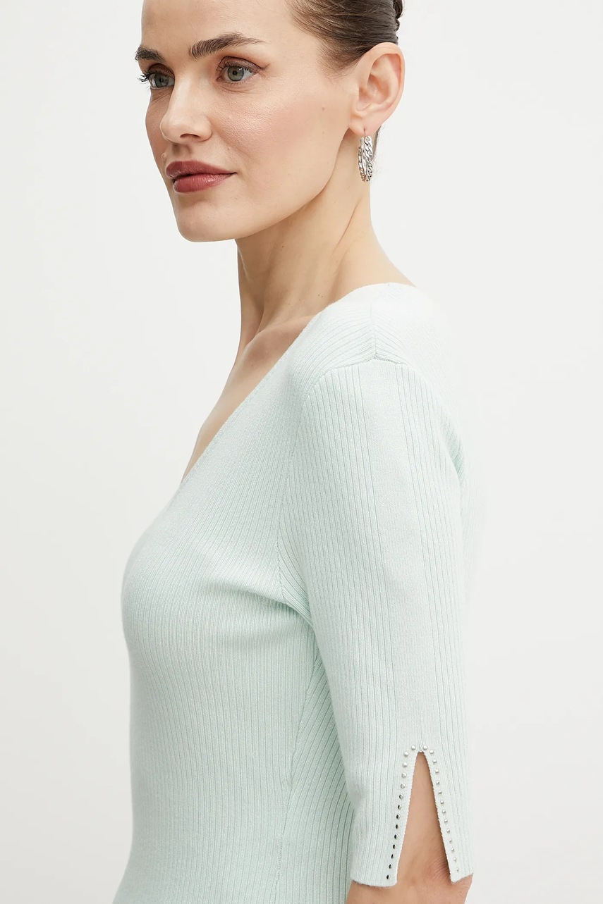 Μπλουζάκι Morgan MCHAMPI χρώμα: πράσινο, MCHAMPI φωτογραφία