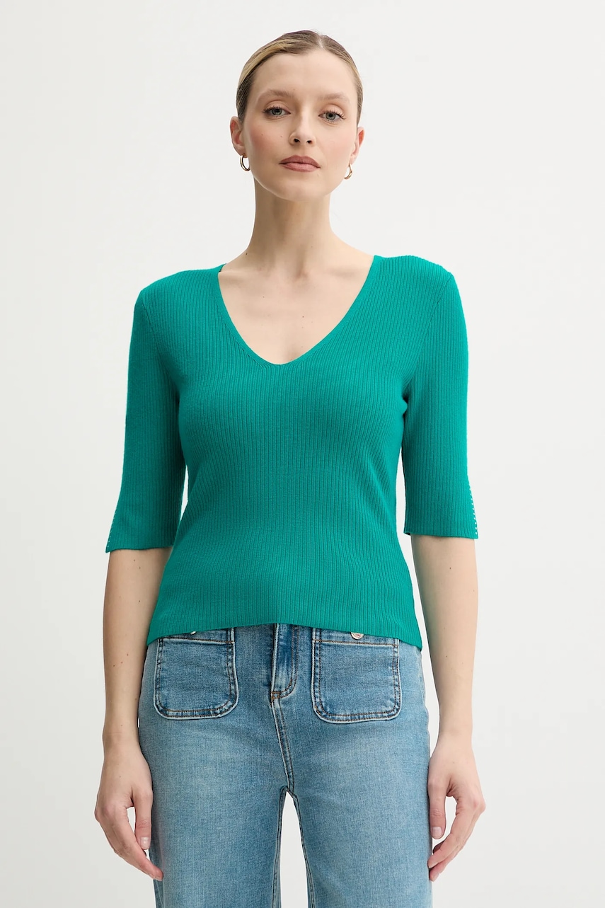 Morgan tricou MCHAMPI culoarea verde, MCHAMPI
