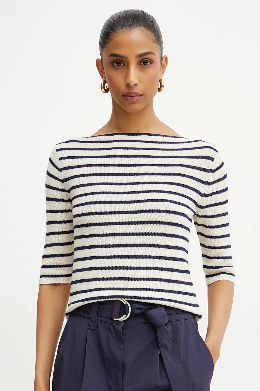 MAX&Co. tricou femei, culoarea bej, 2516361043200 MAX&Co. tricou femei, culoarea bej, 2516361043200