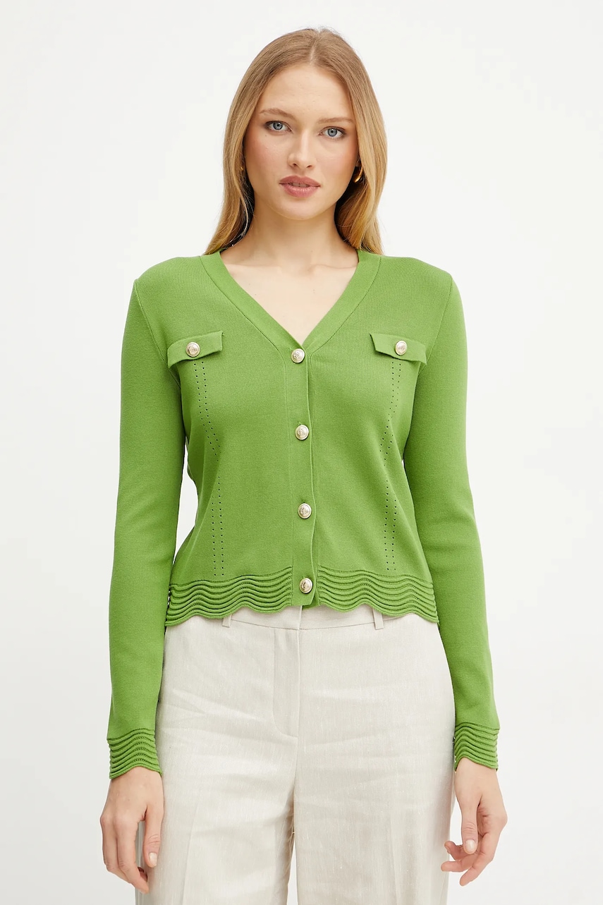 Morgan cardigan MAROLA femei, culoarea verde, light, MAROLA