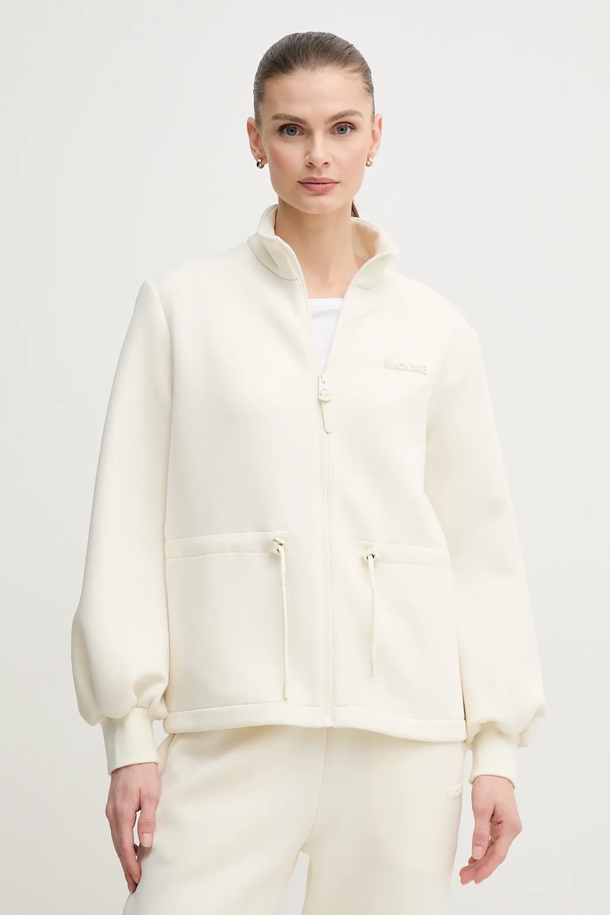 MACKAGE bluza femei, culoarea bej, neted, FINOLA