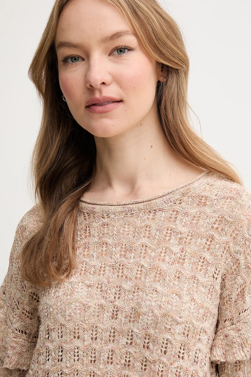 Svetr s příměsí lnu Hoss Intropia