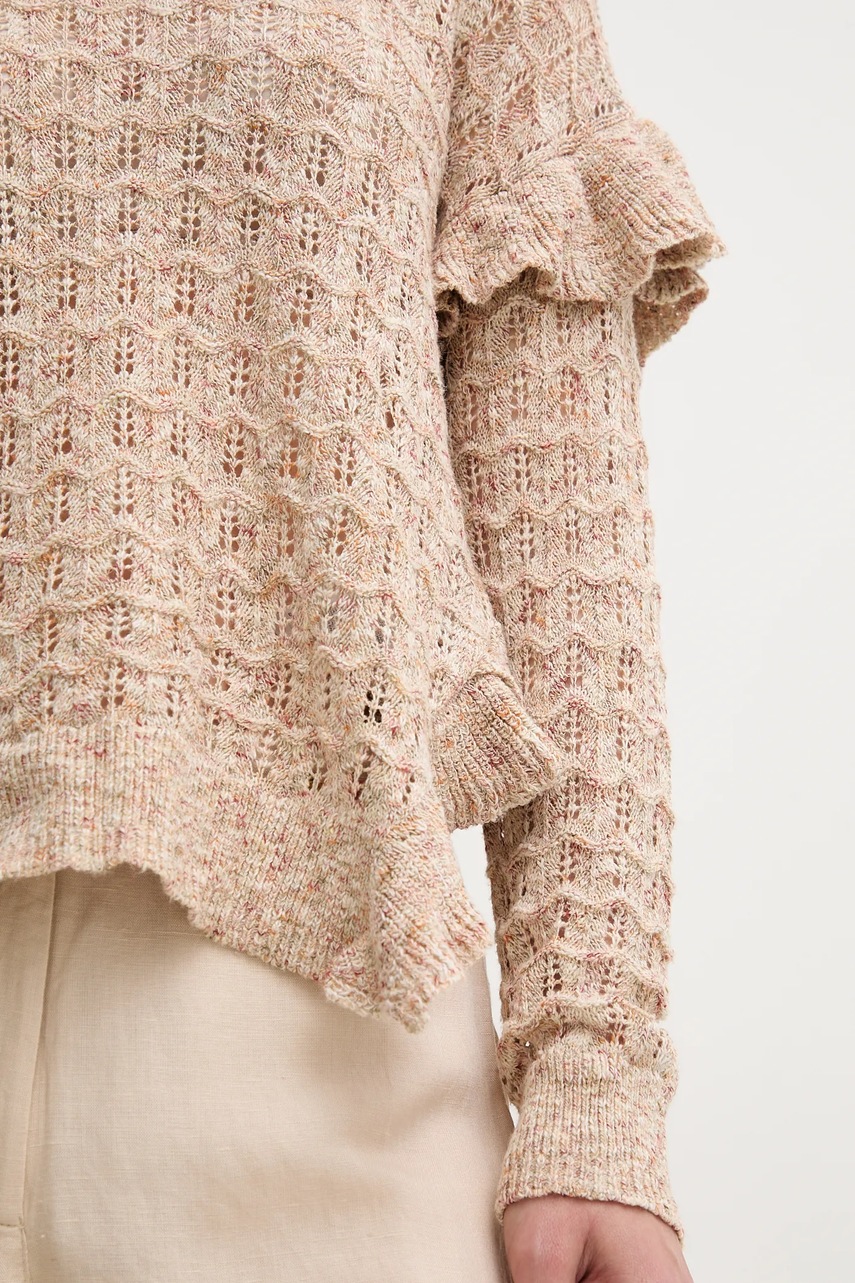 Svetr s příměsí lnu Hoss Intropia