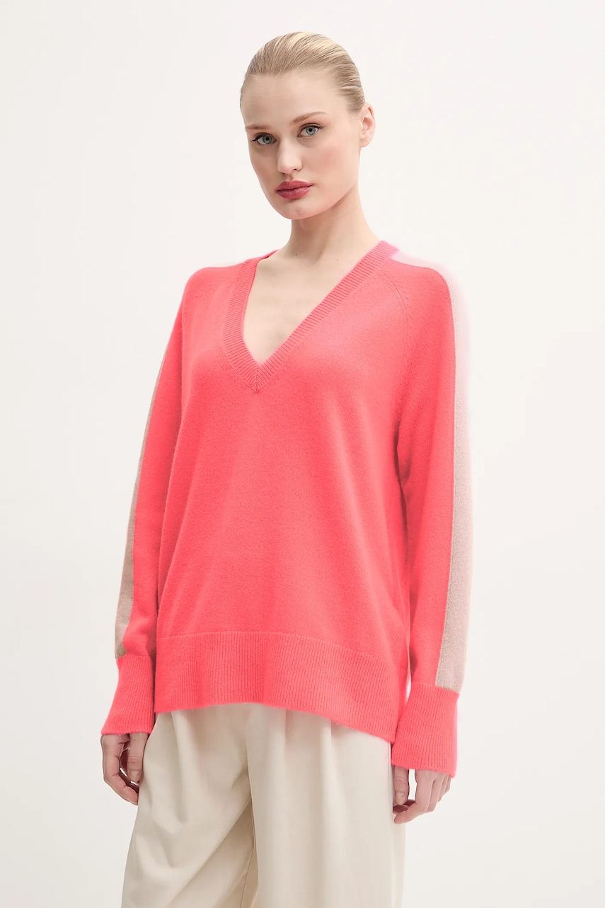 FROM FUTURE pulover de casmir femei, culoarea roz, light, WPV00497 FROM FUTURE pulover de casmir femei, culoarea roz, light, WPV00497