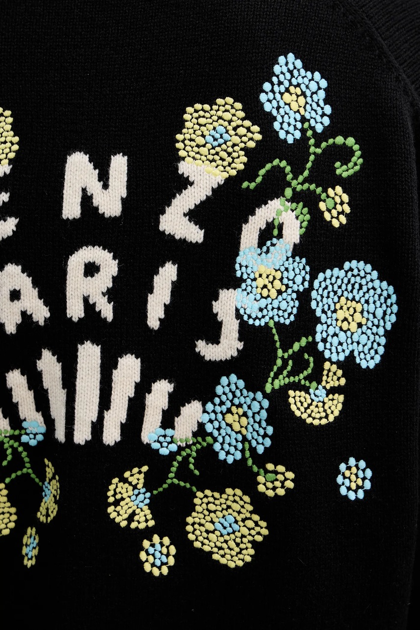 Μάλλινη ζακέτα Kenzo Jungle Flower φωτογραφία