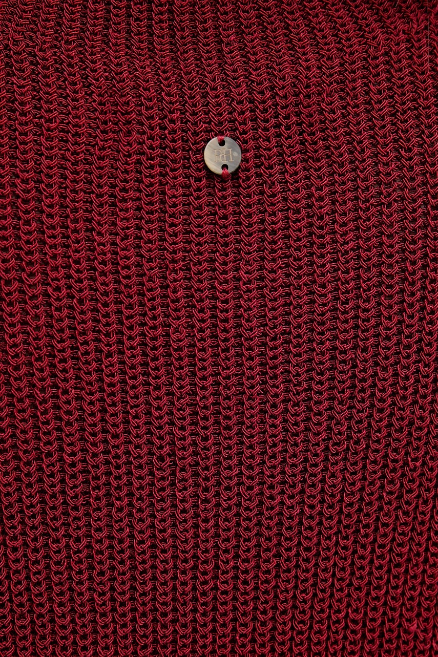 Γιλέκο Pedro del Hierro χρώμα: μπορντό, 5509062 φωτογραφία