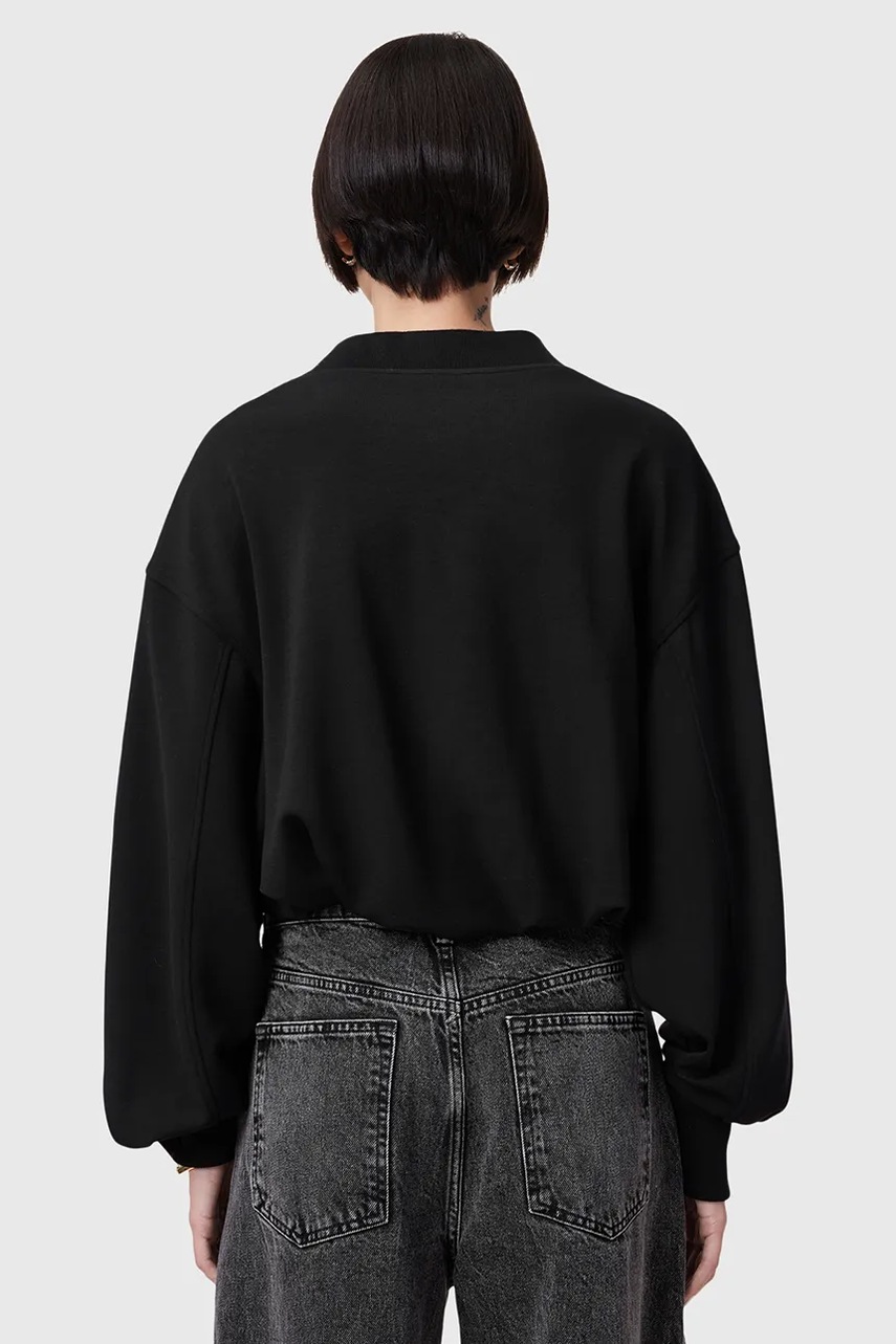 Bavlněná mikina AllSaints BIGGY ASTER (obrázek 4)