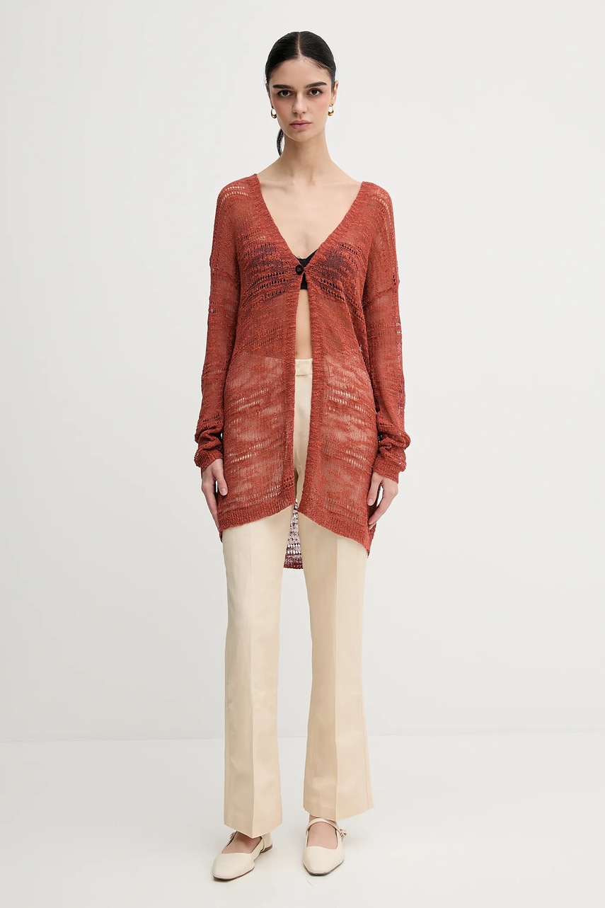 Джемпер Sisley цвет оранжевый лёгкое 106CM602K