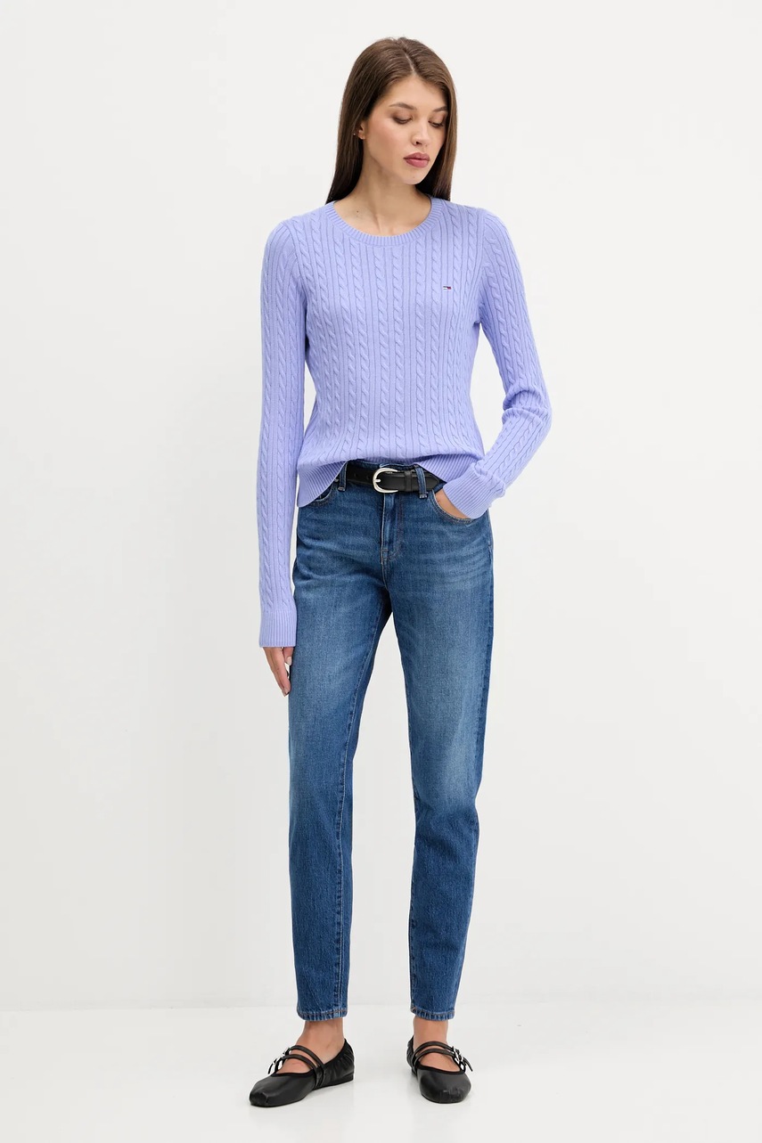 Хлопковый свитер Tommy Jeans лёгкий DW0DW22165