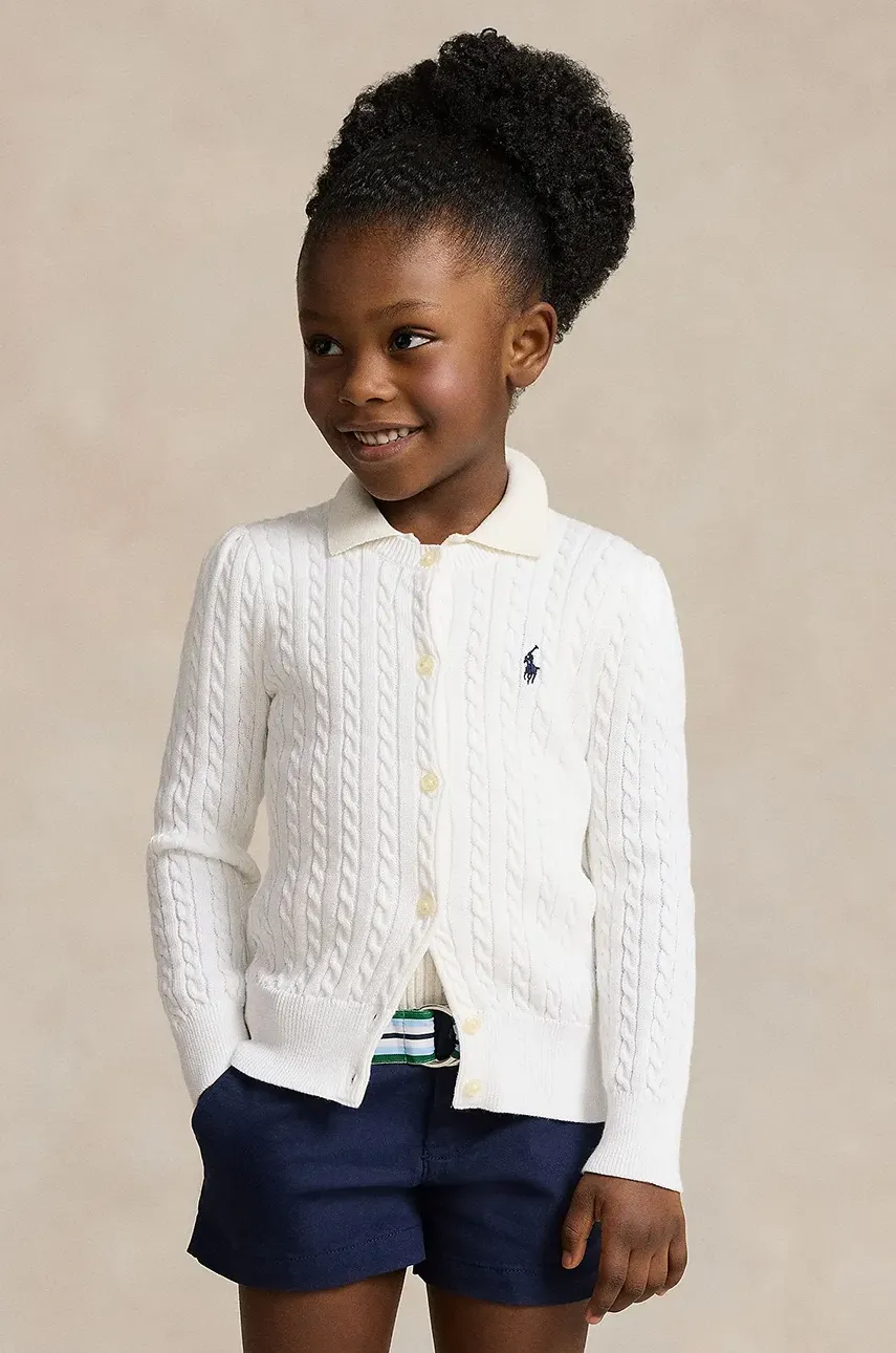 Levně Dětský svetr Polo Ralph Lauren bílá barva, 312543047064