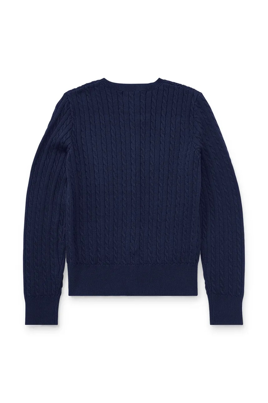 Детский хлопковый кардиган Polo Ralph Lauren цвет синий 313543047011