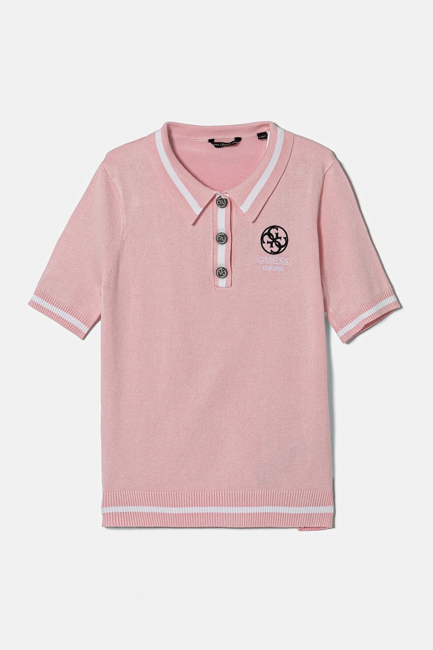 Детский свитер Guess цвет розовый J5RR00 Z2NQ2