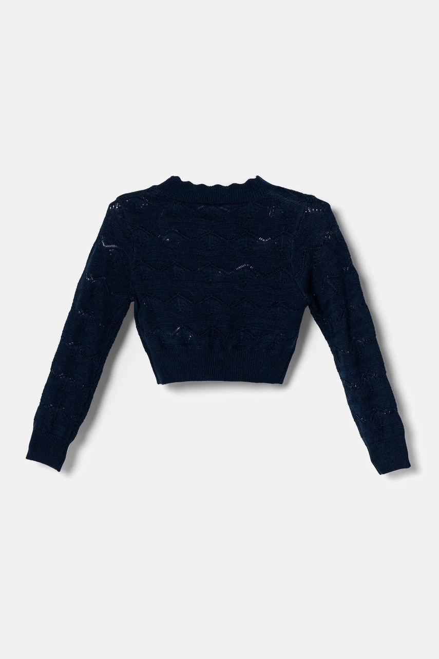 Детский шерстяной кардиган Guess цвет синий лёгкий J5RR02 Z3CD0 в Полтаве Детский шерстяной кардиган Guess цвет синий лёгкий J5RR02 Z3CD0 в Полтаве