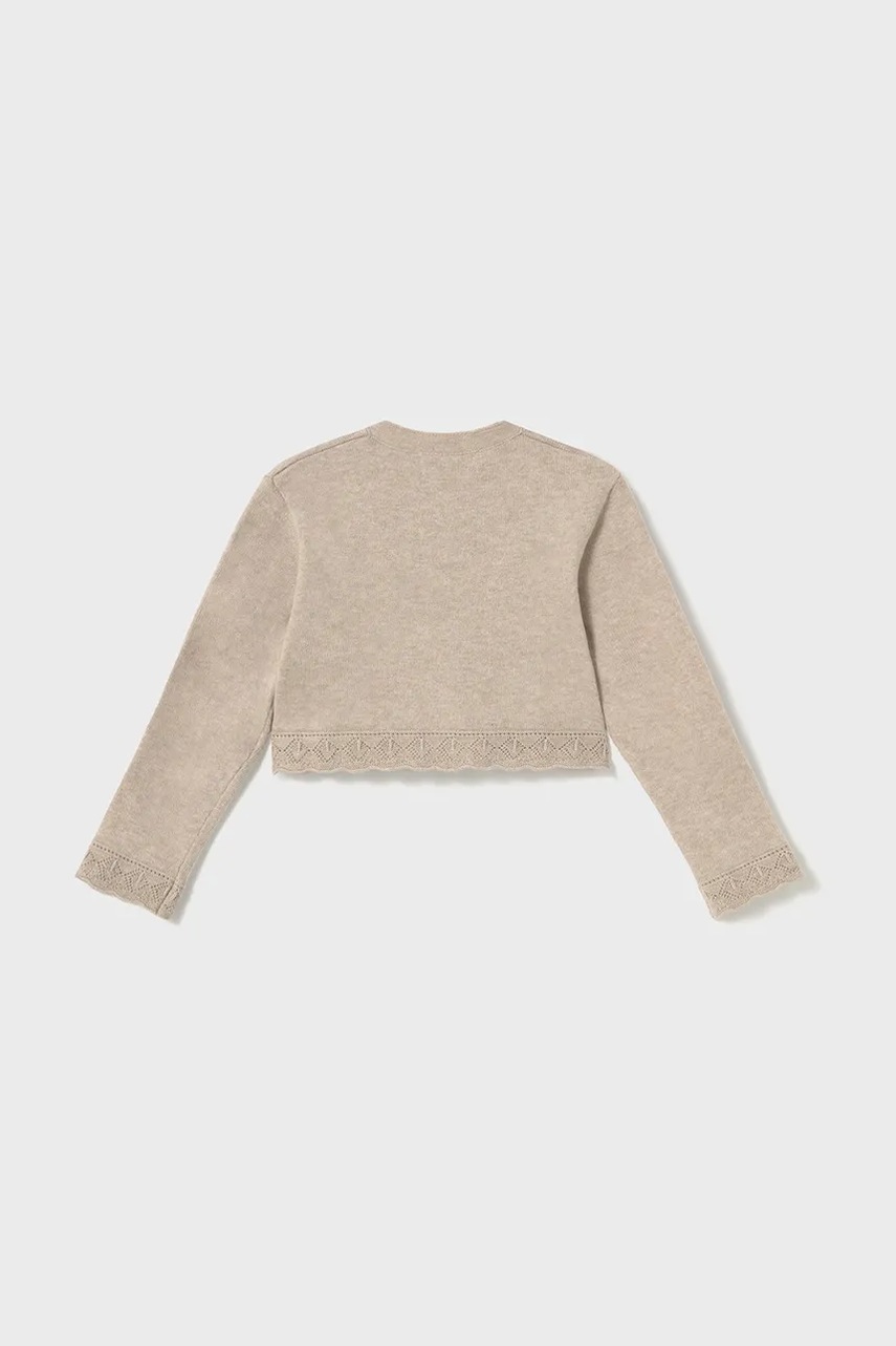 Детский кардиган Mayoral цвет бежевый лёгкий 302