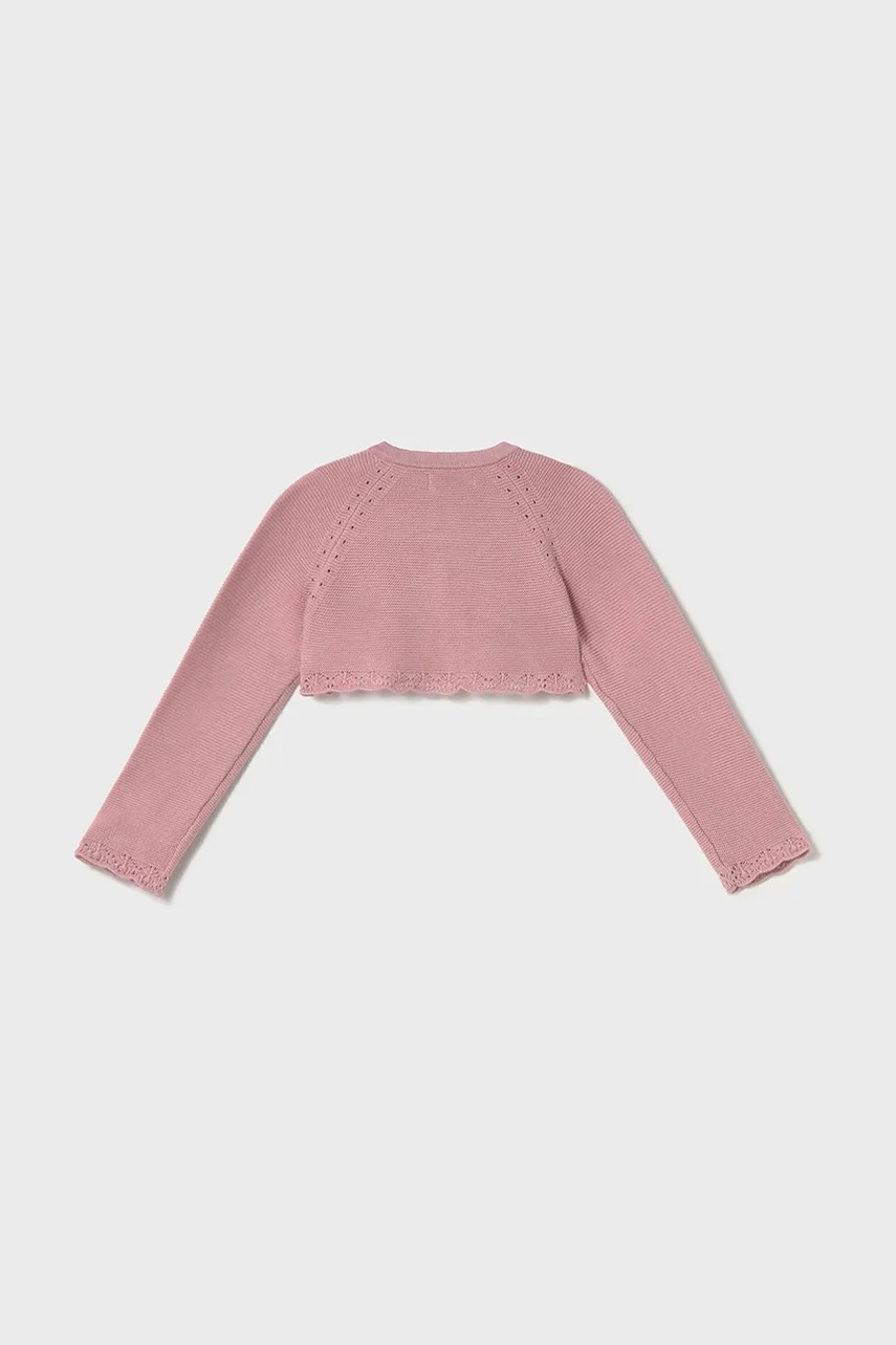 Детский кардиган Mayoral цвет розовый лёгкий 306 Детский кардиган Mayoral цвет розовый лёгкий 306